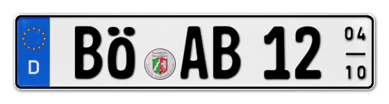 Saisonkennzeichen BÖ für BÖrde online bestellen