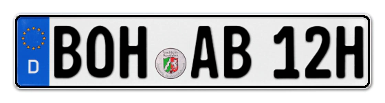 H-Kennzeichen BOH online bestellen