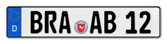 Autokennzeichen BRAke