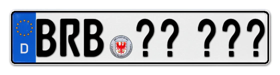 Wunschkennzeichen Brandenburg reservieren