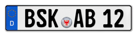 Autokennzeichen BeeSKow