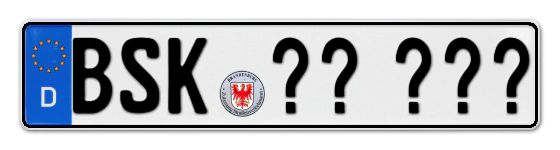 Wunschkennzeichen Beeskow reservieren