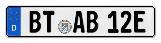 E-Kennzeichen BayreuTh online bestellen
