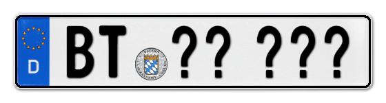 Wunschkennzeichen Bayreuth reservieren