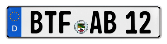 Autokennzeichen BitTerFeld