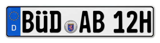 H-Kennzeichen BÜD online bestellen