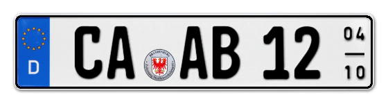 Saisonkennzeichen CA für CAlau online bestellen