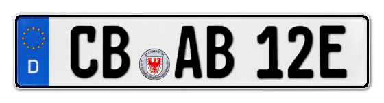 E-Kennzeichen CottBus online bestellen