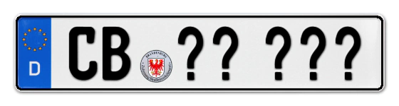 Wunschkennzeichen Cottbus reservieren