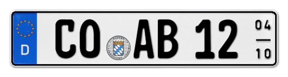 Saisonkennzeichen CO für COburg online bestellen