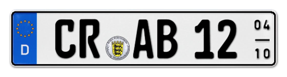 Saisonkennzeichen CR für CRailsheim online bestellen