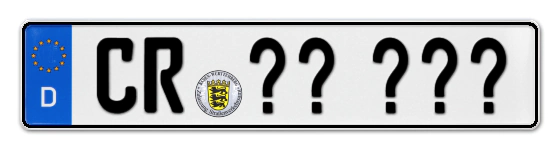 Wunschkennzeichen Crailsheim reservieren