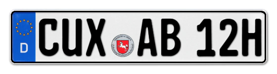 H-Kennzeichen CUX online bestellen