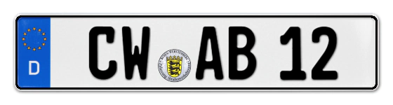 Autokennzeichen CalW