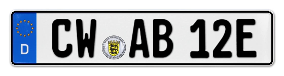 E-Kennzeichen CalW online bestellen