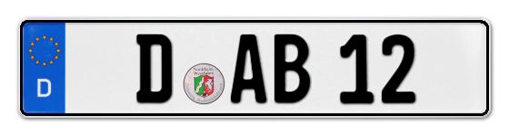 Autokennzeichen Düsseldorf