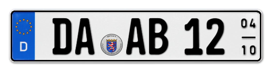 Saisonkennzeichen DA für DArmstadt online bestellen