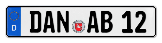 Autokennzeichen DANnenberg