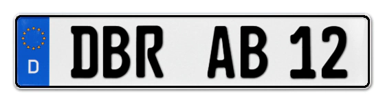 Autokennzeichen DoBeRan