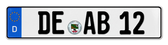 Autokennzeichen DEssau