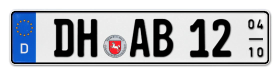 Saisonkennzeichen DH für DiepHolz online bestellen