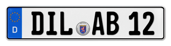 Autokennzeichen DILlenburg