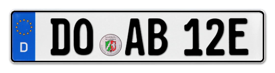 E-Kennzeichen DOrtmund online bestellen