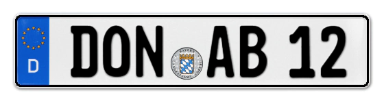 Autokennzeichen DONauwörth