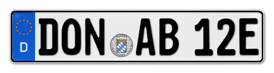 E-Kennzeichen DONauwörth online bestellen
