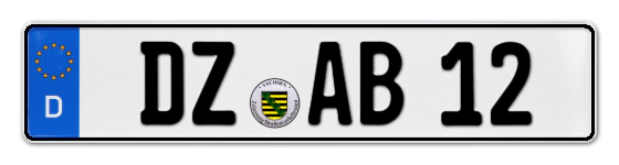 Autokennzeichen DelitZsch
