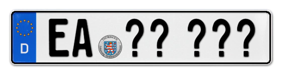 Wunschkennzeichen Eisenach reservieren