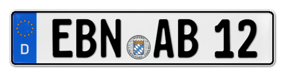 Autokennzeichen EBerN