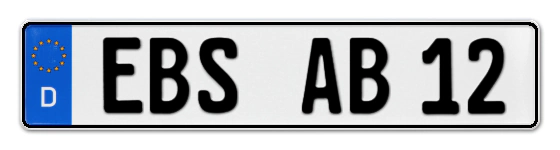 Autokennzeichen EBermannStadt