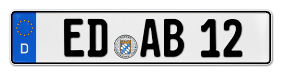 Autokennzeichen ErDing