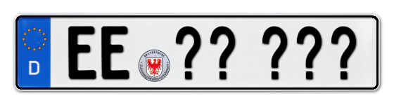 Wunschkennzeichen Elbe,-elster reservieren