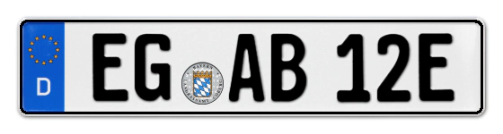 E-Kennzeichen EGgenfelden online bestellen