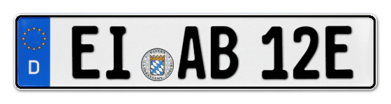 E-Kennzeichen EIchstätt online bestellen