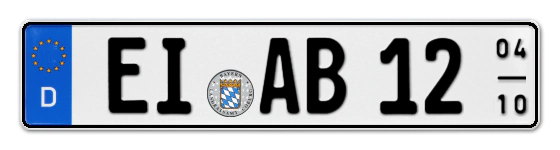 Saisonkennzeichen EI für EIchstätt online bestellen
