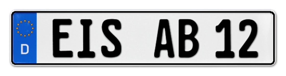 Autokennzeichen EISenberg
