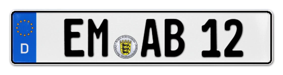 Autokennzeichen EMmendingen