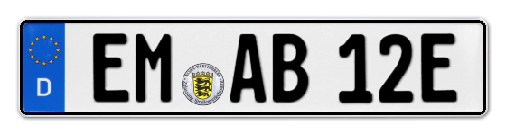 E-Kennzeichen EMmendingen online bestellen