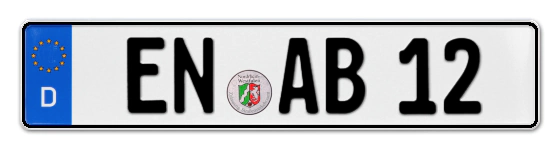 Autokennzeichen ENnepe
