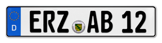 Autokennzeichen ERZgebirge