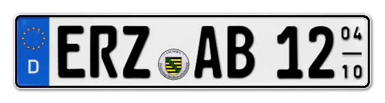 Saisonkennzeichen ERZ für ERZgebirge online bestellen