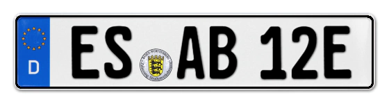 E-Kennzeichen ESslingen online bestellen