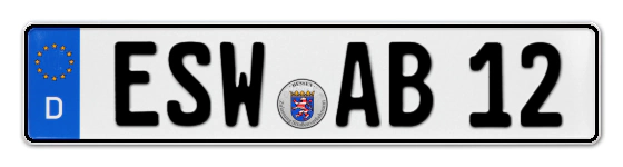 Autokennzeichen ESchWege