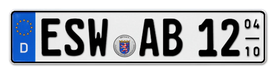 Saisonkennzeichen ESW für ESchWege online bestellen