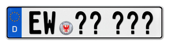 Wunschkennzeichen Eberswalde reservieren