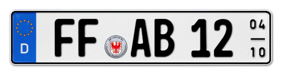 Saisonkennzeichen FF für FrankFurt Oder online bestellen