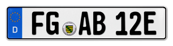 E-Kennzeichen FreiberG online bestellen
